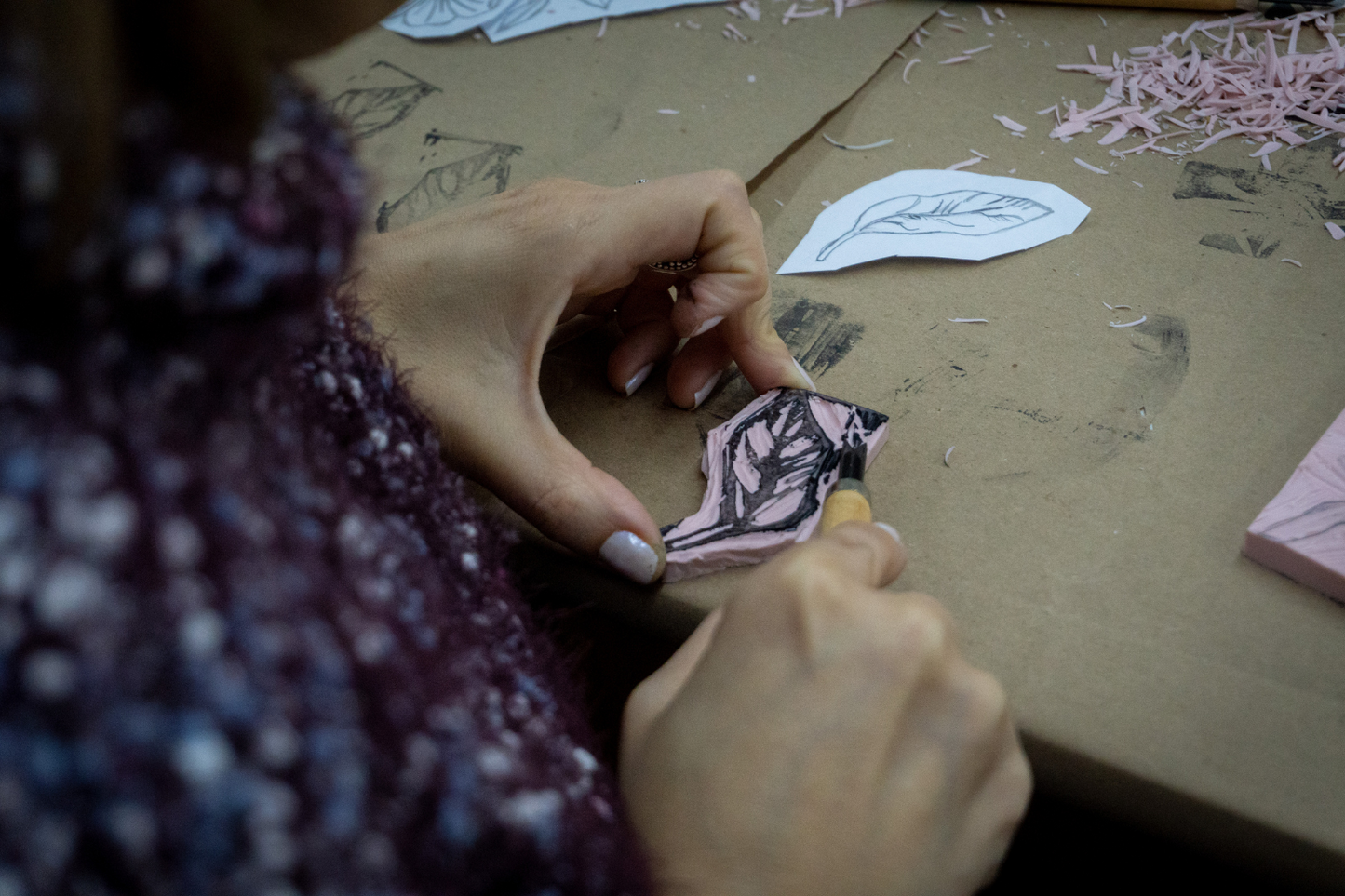 Grabado en relieve -Sellos.
