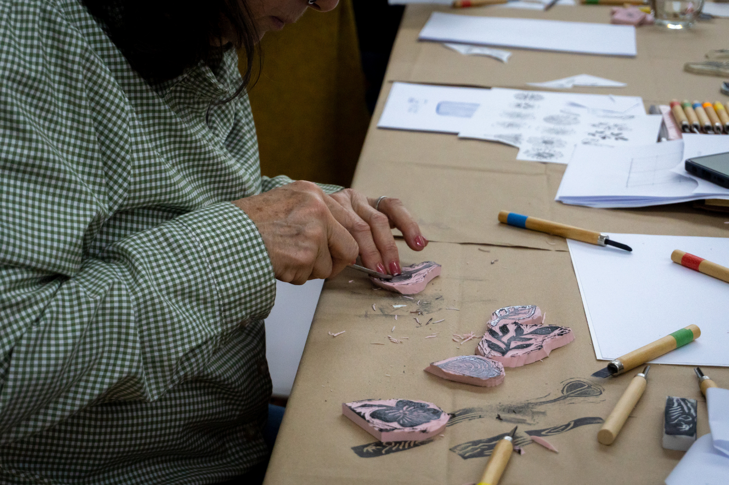 Grabado en relieve -Sellos.